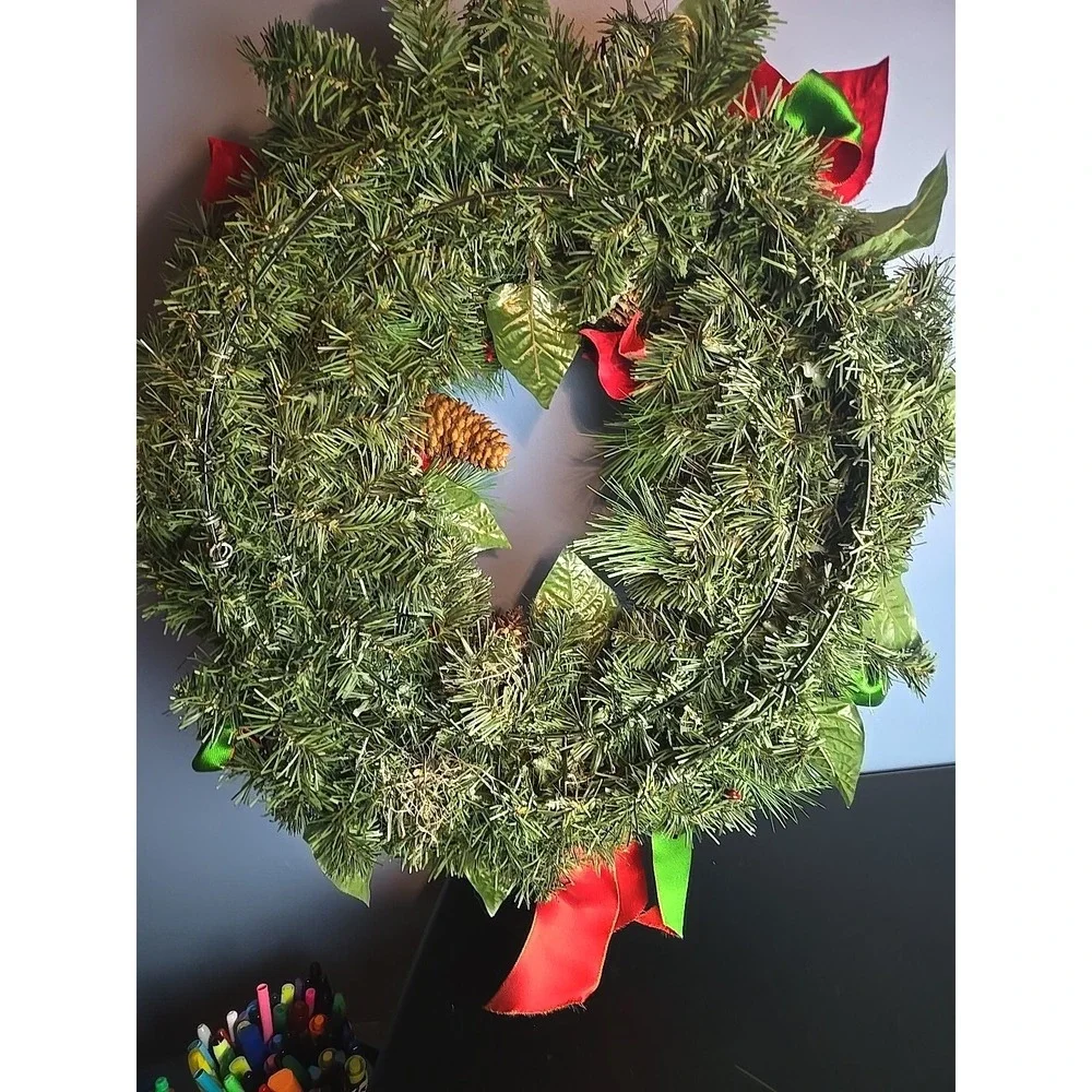 Christmas‎ Wreath Front Door 21